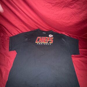Kansas City Chiefs Football T-Shirt Men’s 3XL Black NFL Team Apparel